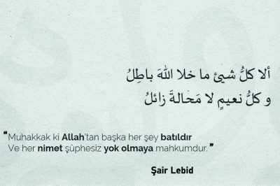 Allah&#039;tan Başka Her Şey Batıl! Ama...